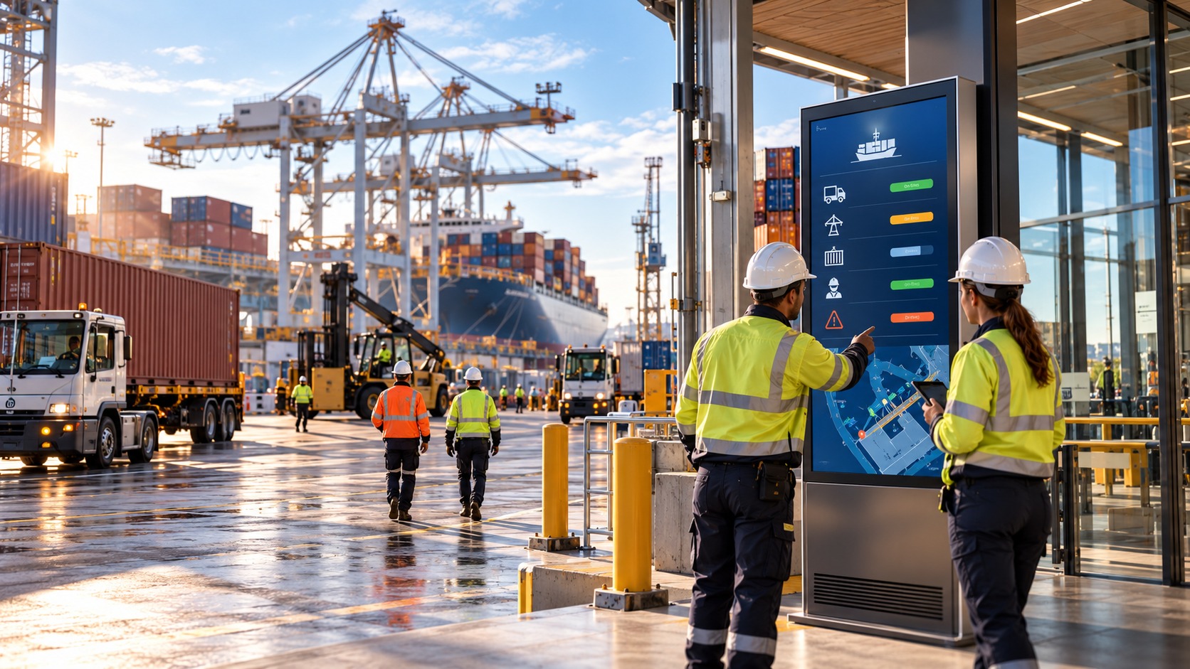 Ports, logistics and infrastructure